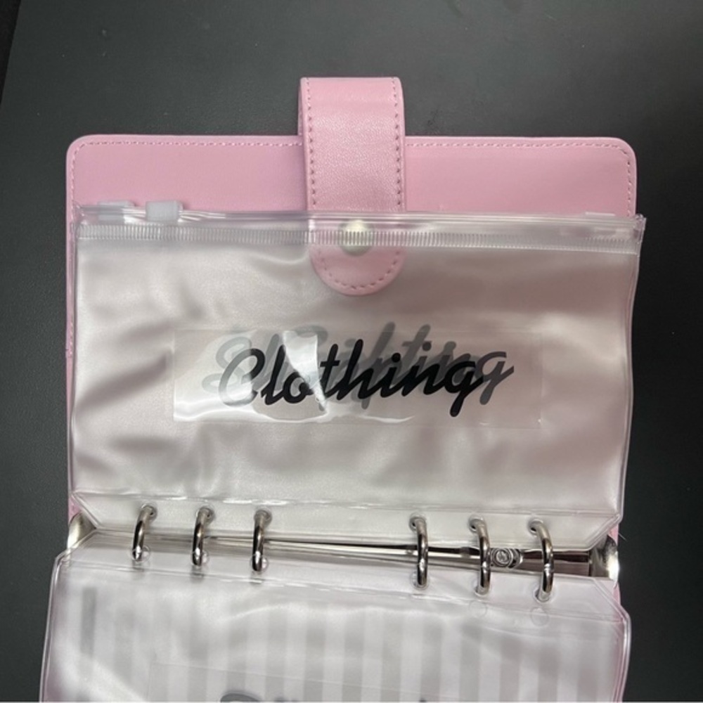 Budgeting Binder in pink, new without box or tags. - Picture 4 of 8
